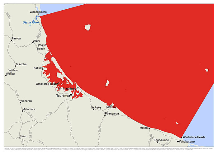 Shellfish biotoxin warning Bay of Plenty