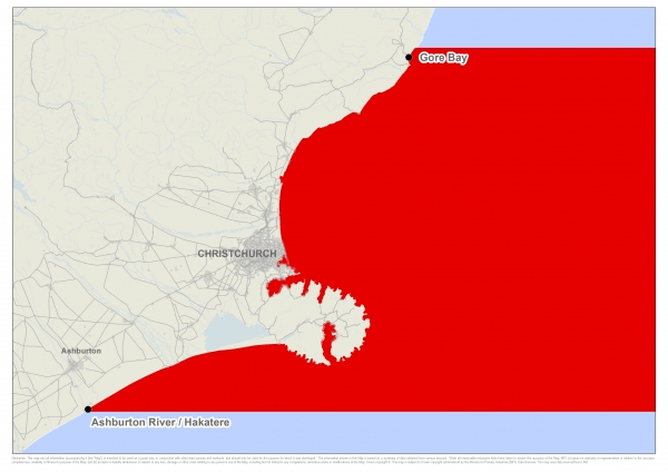 Shellfish biotoxin warning - Canterbury region