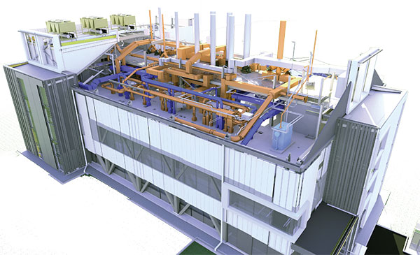 plant room of the National Biocontainment Laboratory