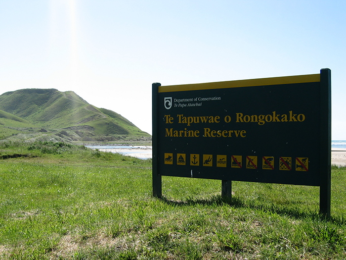 Te Tapuwae o Rongokako Marine Reserve north of Gisborne