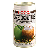 Can of Foco branded Coconut juice