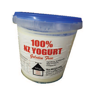 Tub of Village Style Food 100% NZ Yogurt (660g/tub)