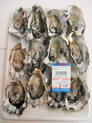 Seafood Harbour band Pacific oysters
