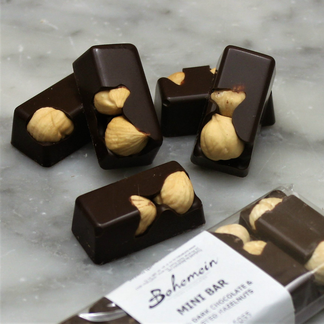 Bohemein Fresh Chocolates brand Mini Bar hazelnut