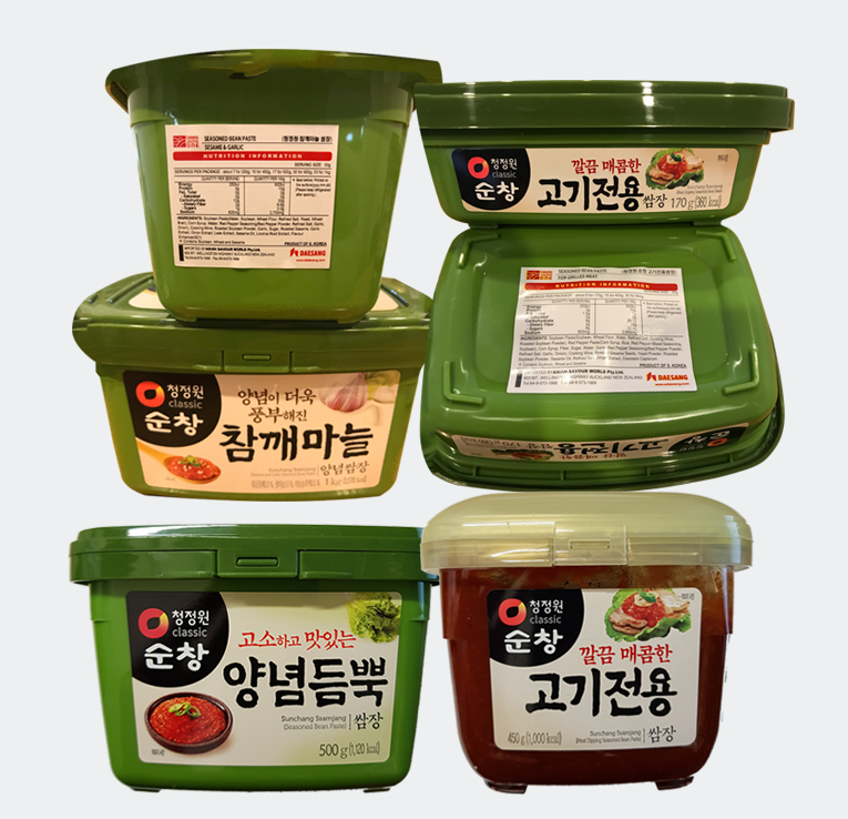 Daesang Chun Jung One brand Seasoned Bean Paste.