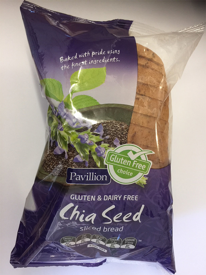 Gluten Free Choice brand Chia Seed bread (530g)