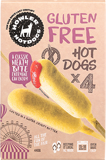 Howler Hotdogs brand Gluten Free Hotdogs (440g)