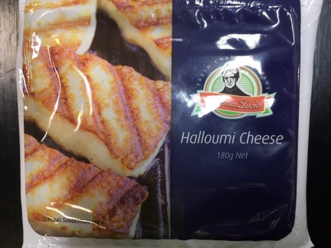 A pack of Mamma Lucia Brand Halloumi Cheese (180g)