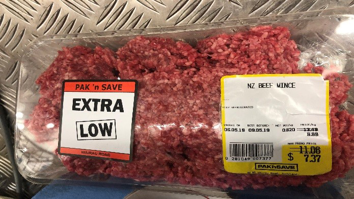 image of packaged mince