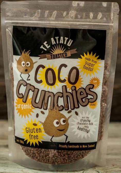 Bag of Te Atatu Toasted brand Coco Crunchies 300g