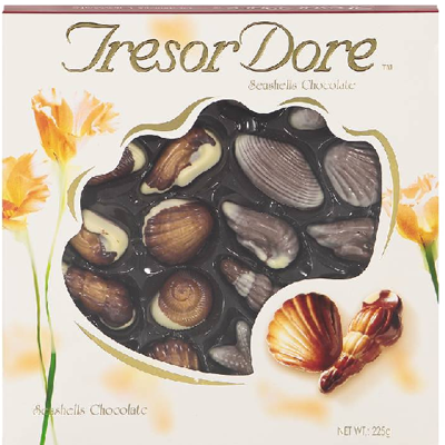 Tresor Dore brand Chocolate Seashells (225g)