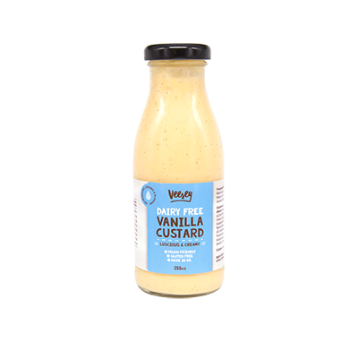 Veesey brand Dairy Free Vanilla Custard 250mL