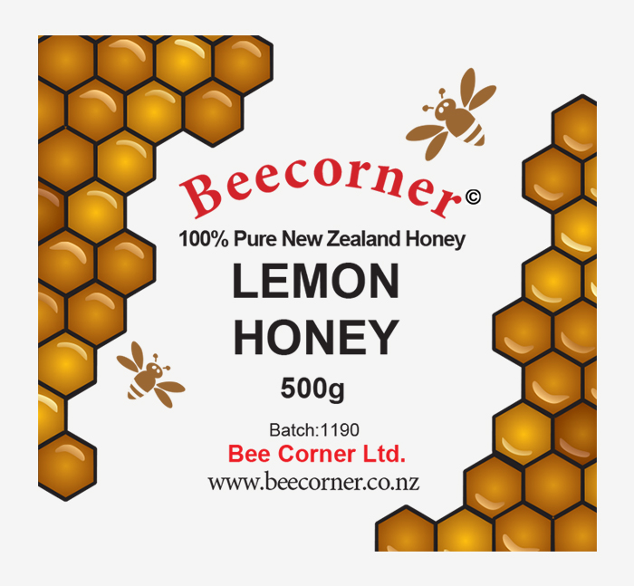 Beecorner brand Lemon Honey (500g)