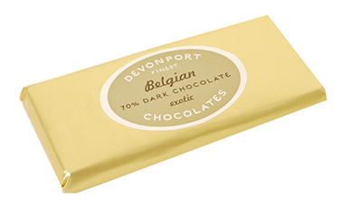 Devonport Belgian 70% dark chocolate