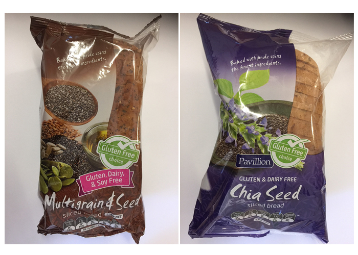 Gluten Free Choice brand bread products