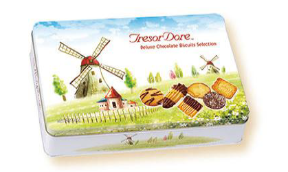 Tresor Dore Deluxe Chocolate Biscuit Selection Tin (270g)