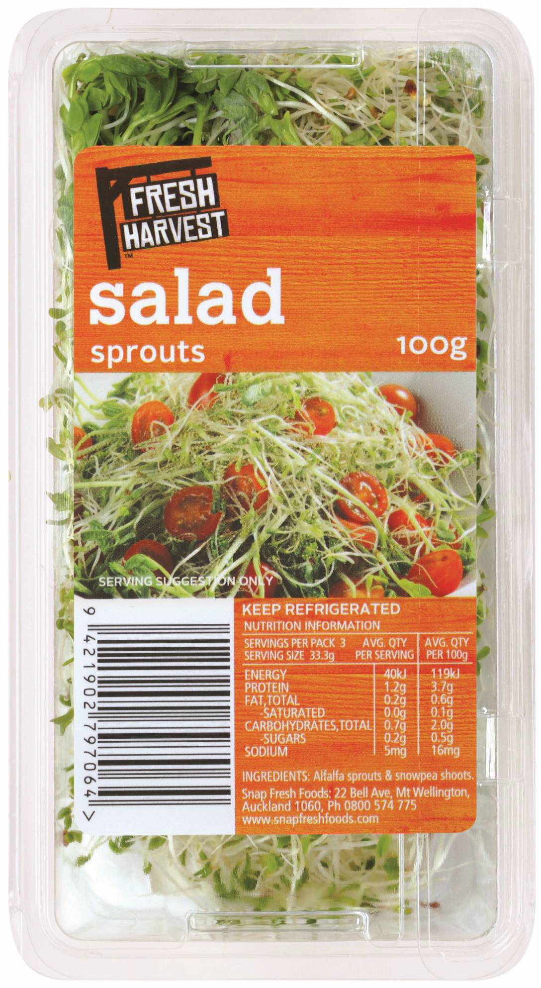 Fresh Harvest Salad Sprouts (100g)