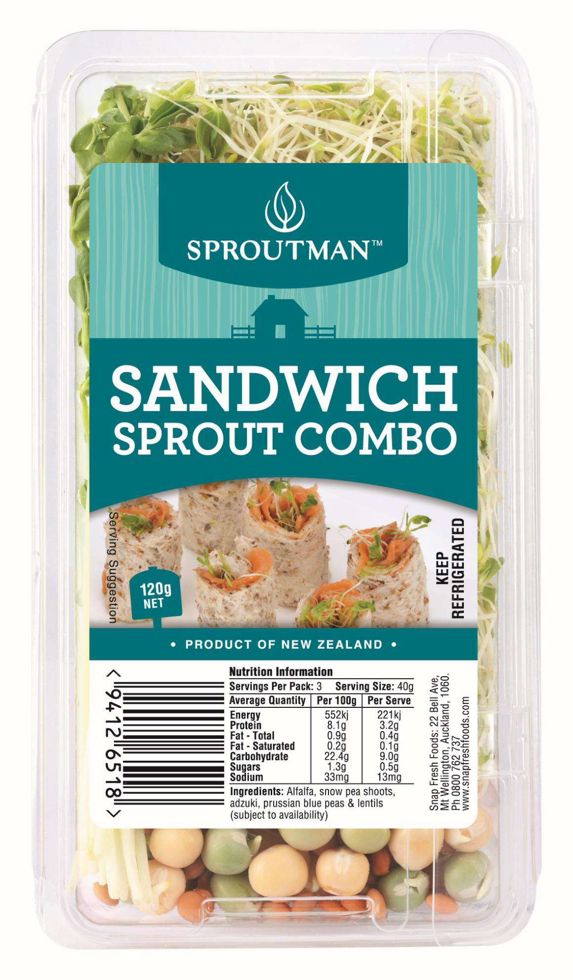 Sproutman Sandwich Pack (120g)