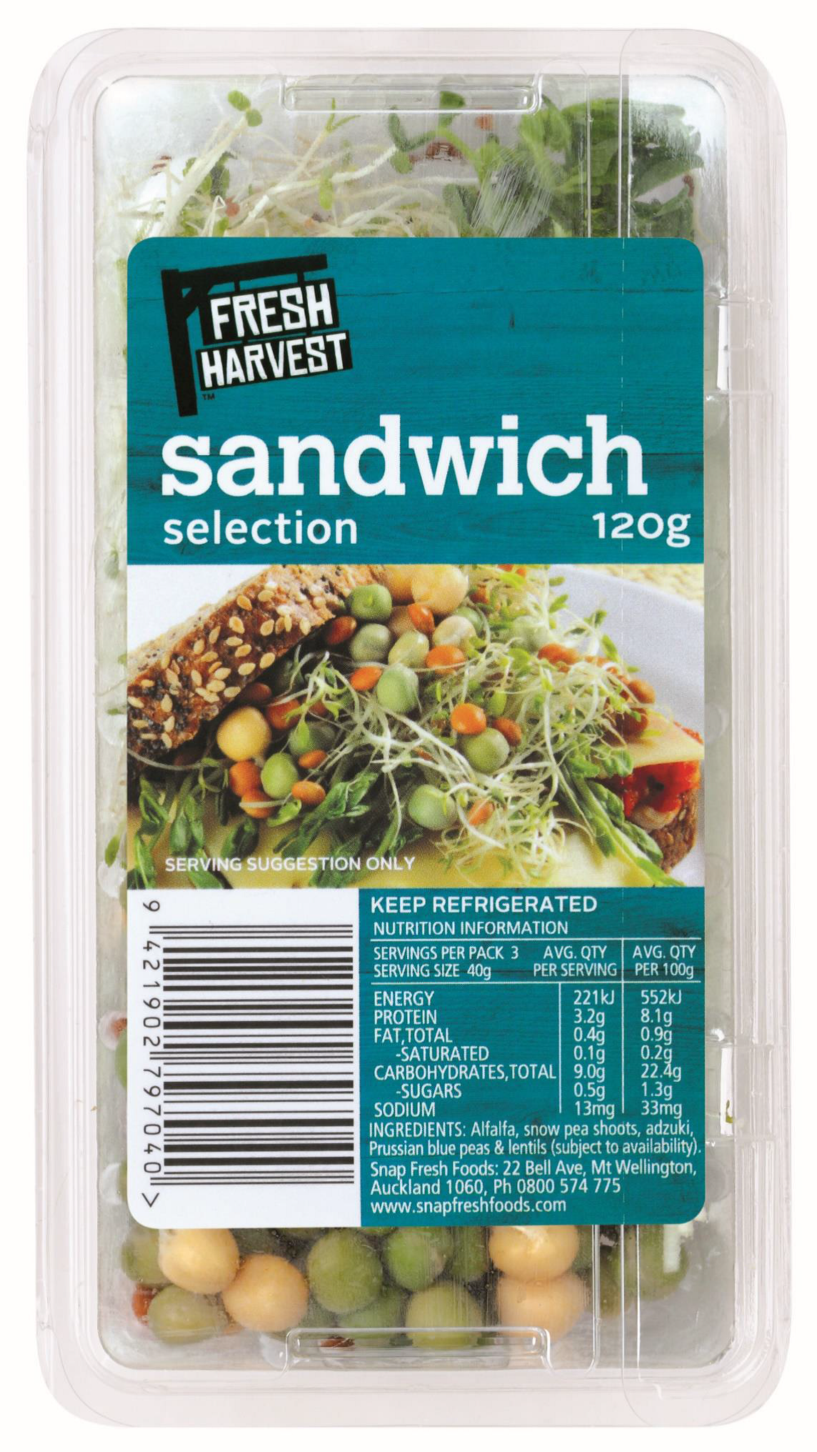 Fresh Harvest Sandwich Sprouts (120g)
