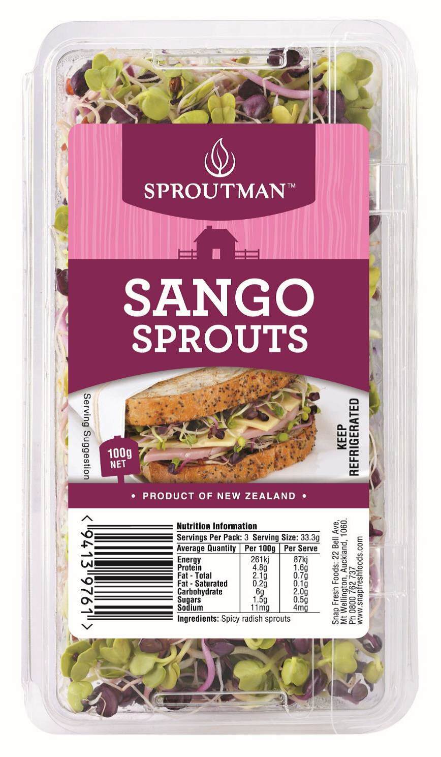 Sproutman Sango Sprouts (100g)