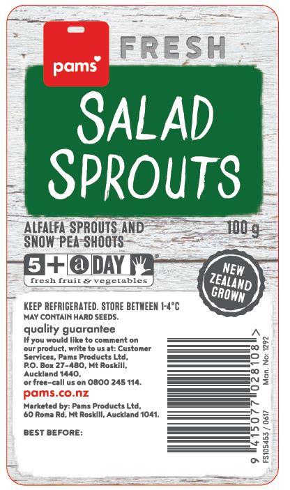 Pams Sprouts Salad (100g)