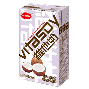 Image of Vitasoy coconut soy drink - 250ml pack