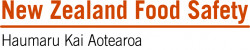 New Zealand Food Safety Standard Logo orange black text